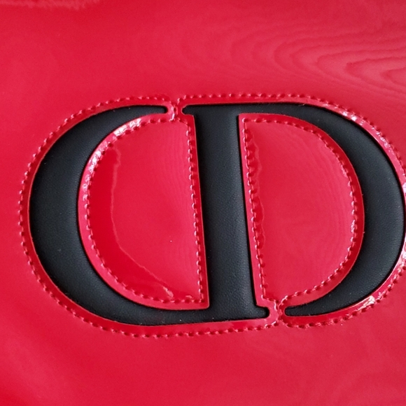 New never used DIOR cherry red clutch bag 🍒 CD - Picture 2 of 8